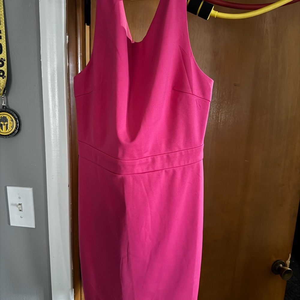 Elegant Pink Sleeveless Dress